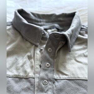 Mountain Khakis Men's Gray Casual Button-Down Shirt